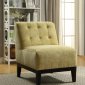 Cassia Accent Chair 59493 Set of 2 in Yellow Velvet by Acme