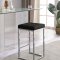 Nicola Counter Stool 905 Set of 2 Black Faux Leather by Meridian