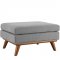 Engage Sofa in Expectation Gray Fabric by Modway w/Options