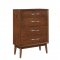 Banning Bedroom Set 5Pc 204440 in Dark Mango - Coaster w/Options