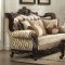 Shalisa Sofa 51050 in Beige Fabric & Walnut by Acme w/Options