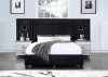 Damazy Bedroom BD00975Q in Black Velvet by Acme w/Options