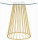 Gio Counter Height Dining Table 753 w/Gold Metal Base