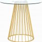 Gio Counter Height Dining Table 753 w/Gold Metal Base