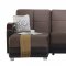 Luna Naomi Brown Sectional Sofa by Istikbal w/Options