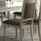 F2431 Dining Set 5Pc in Silver Finish by Boss w/ F1705 Chairs