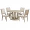 Trofello Dining Set 5Pc 123120 in White Washed by Coaster