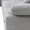 Naveen Sectional Sofa LV01563 in Gray Linen by Acme w/6 Pillows