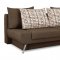 Amanda Sofa Bed in Light Brown Fabric by Lifestyle