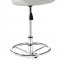 Black or White Set of 2 Barstools w/Crome Swivel Base