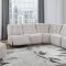 U6066 Modular Power Motion Sectional Sofa in Cream by Global