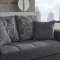 Charlotte Anthracite Sofa Bed by Bellona w/Options