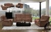 Chocolate Microfiber Modern Sofa & Loveseat Set w/Options