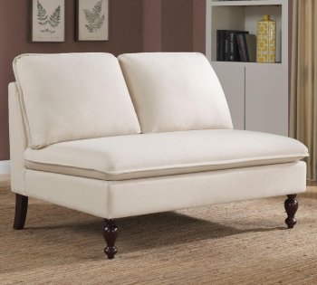 902483 Settee in Beige Linen-Like Fabric by Coaster [CRS-902483]