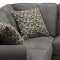 Big Kahuna Sectional Sofa in Charcoal Fabric w/Options