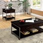 Wasta 3Pc Coffee & End Table Set CM4499 in Dark Oak