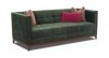 Boulevard Sofa & Loveseat Set D84300 Green Velvet by Klaussner