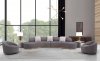 Moon Sectional Sofa in Dark Gray Fabric by J&M w/Optional Chair