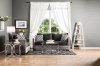 Mobridge SM6302 Sofa in Black & Gray Fabric w/Options