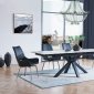 D2691DT Dining Table by Global w/Optional Black Swivel Chairs