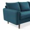 Revive Sectional Sofa in Azure Fabric by Modway