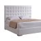 Bella Bed in White Leatherette by Casabianca