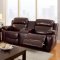 Hughes Reclining Sofa CM6312 in Brown Leather Match w/Options