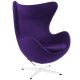 Glove Wool Lounge Chair Choice of Color by Modway