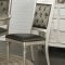 F2428 Dining Set 5Pc in Silver Finish by Boss w/ F1705 Chairs