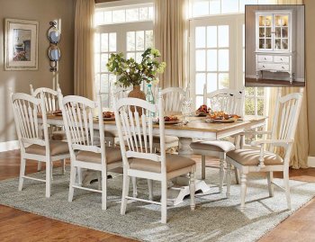 Hollyhock 5123-96 Dining Table by Homelegance w/Options [HEDS-5123-96 Hollyhock]