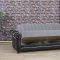 Royal Home Sofa Bed in Gray Fabric by Casamode w/Options