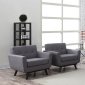 James Sofa TOV-S20S-G in Grey Linen by TOV Furniture w/Options