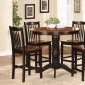 2458-36 Andower 5Pc Counter Height Dining Set by Homelegance