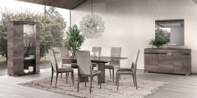 Viola Dining Table in Purple Elm by ESF w/Options