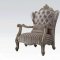 Versailles Accent Chair 52087 in Ivory Fabric by Acme w/Options