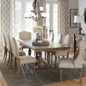 Avignon Dining Table 5545-112 in Dark Oak by Homelegance