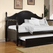 12080 Poster Daybed by Acme in Black w/Optional Trundle