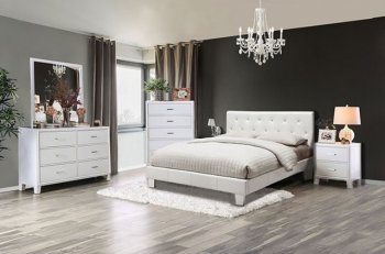 Velen CM7949WH 5Pc Bedroom Set in White w/Options [FABS-CM7949WH-Velen]