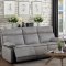 Barilotto Power Recliner Sofa 9920RF in Gray by Homelegance