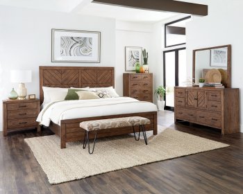 Reeves Bedroom Set 215731 in Mojave Brown by Coaster [CRBS-215731 Reeves Set]