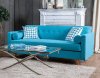 Madelyn Sofa SM8819 in Blue Fabric