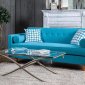 Madelyn Sofa SM8819 in Blue Fabric