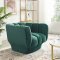 Entertain Sofa in Green Velvet Fabric by Modway w/Options