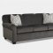 Mayhew Sofa in Charcoal Fabric by Klaussner w/Queen Sleeper