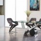 D987DT Dining Table by Global w/Optional D7012DC Black Chairs