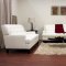 Adair Sofa Set in White Bonded Leather by Wholesale Interiors