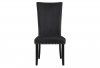 D03DC Dining Chair Set of 4 in Black Velvet by Global