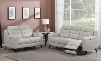 Lantana Power Recliner Sofa 603381P - Beige by Coaster w/Options