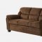 U1058KD Sofa & Loveseat Set in Tobacco Fabric by Global