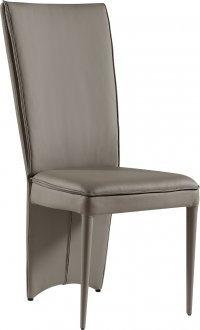 D6605DC Dining Chair Set of 4 in Taupe PU by Global